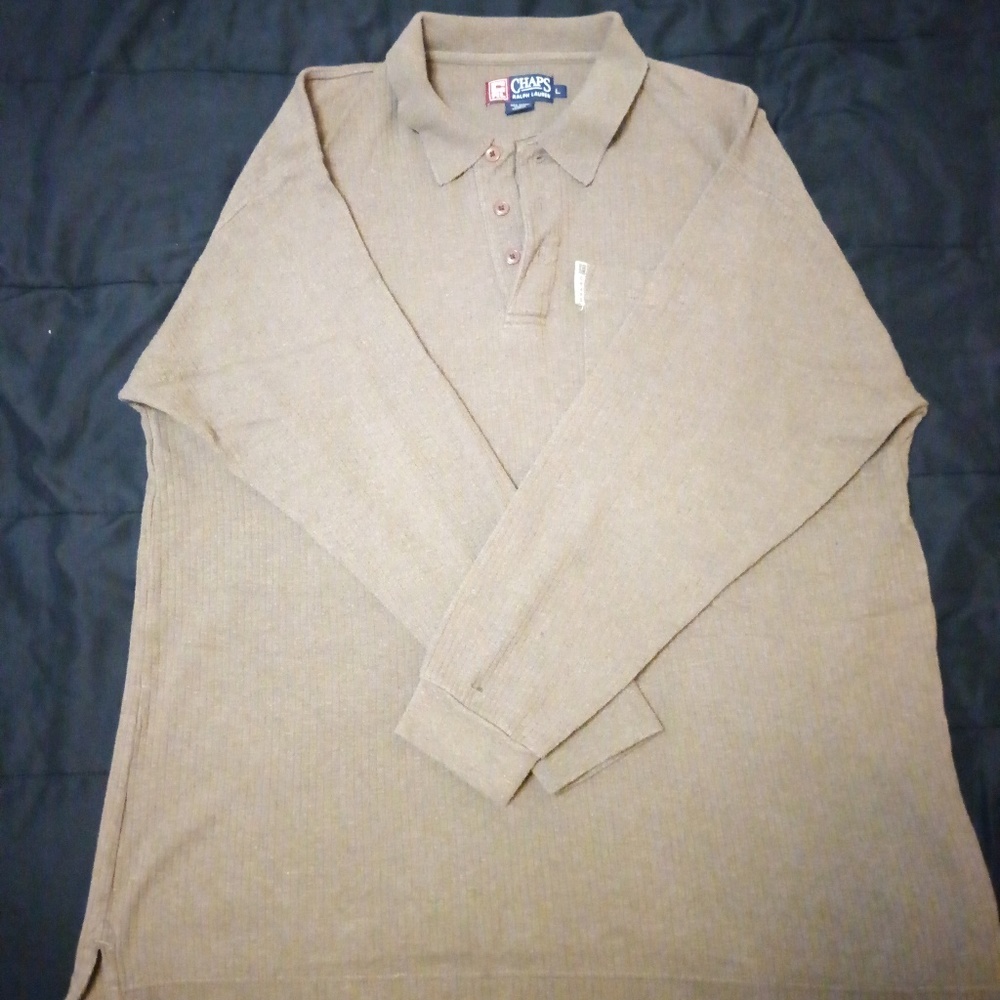Chaps by Ralph Lauren Long Sleeve Buttoned Top